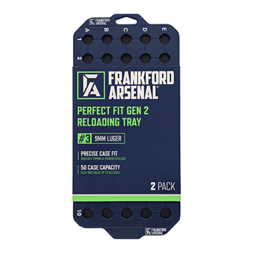 Frankford Arsenal Perfect Fit Reloading Tray for Convenient 50 Round Brass Storage, #3