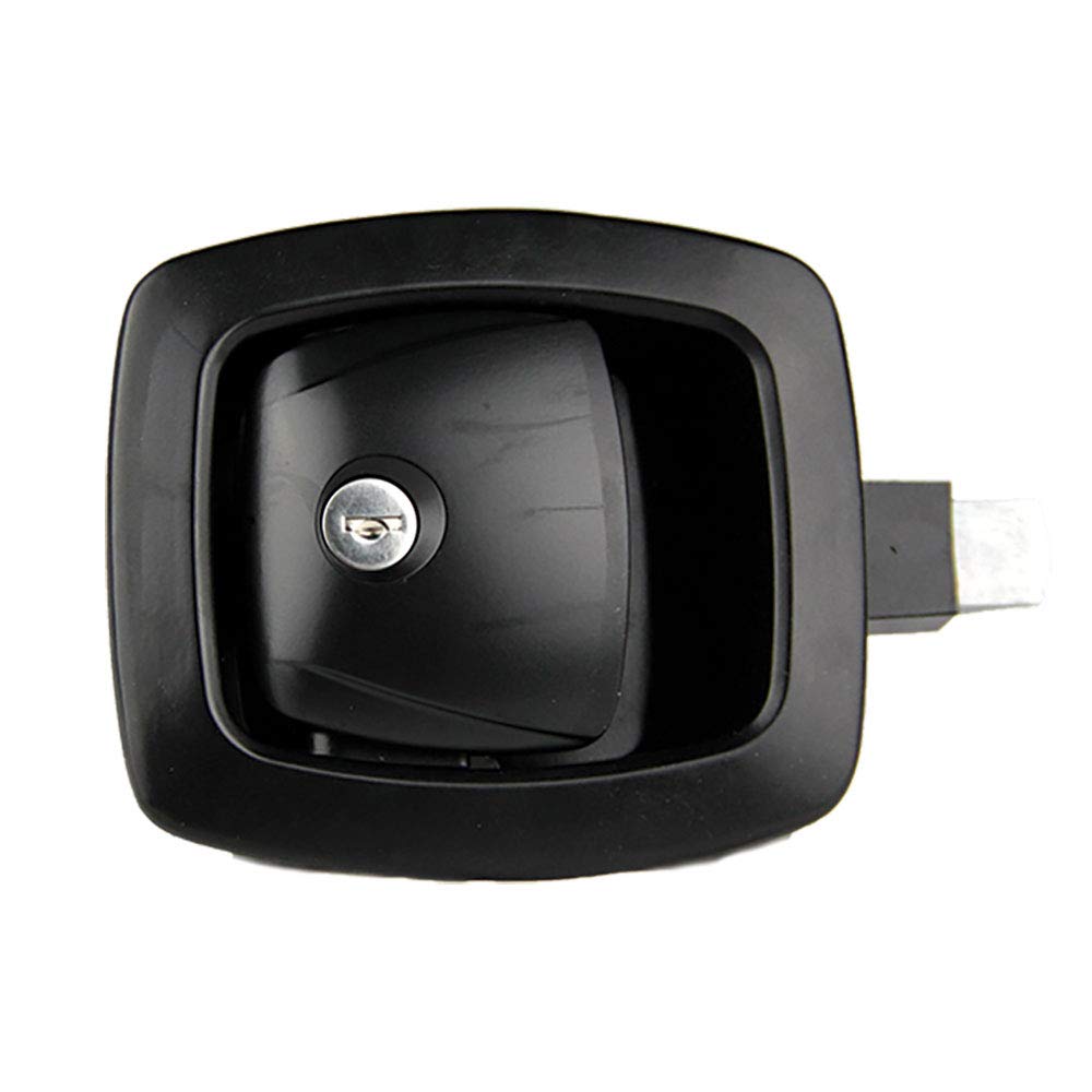 Lippert Slam Latch RV Baggage Door Handle Replacement, Black, For Storage Compartment Doors, Verify Cutout and Bolt Pattern, Handle Only, Hardware Sold Separately - 227214