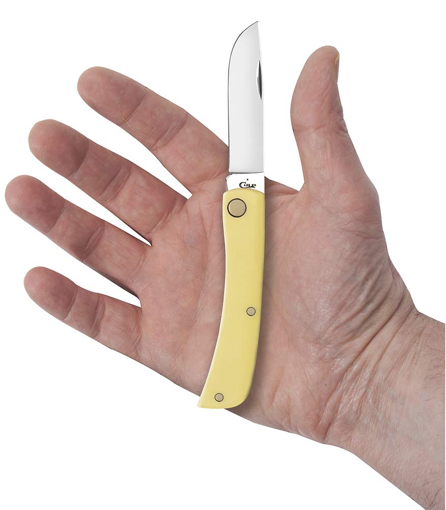 Case WR XX Pocket Knife Yellow Synthetic Sod Buster Junior SS Item #80032 - (3137 SS) - Length Closed: 3 5/8 Inches