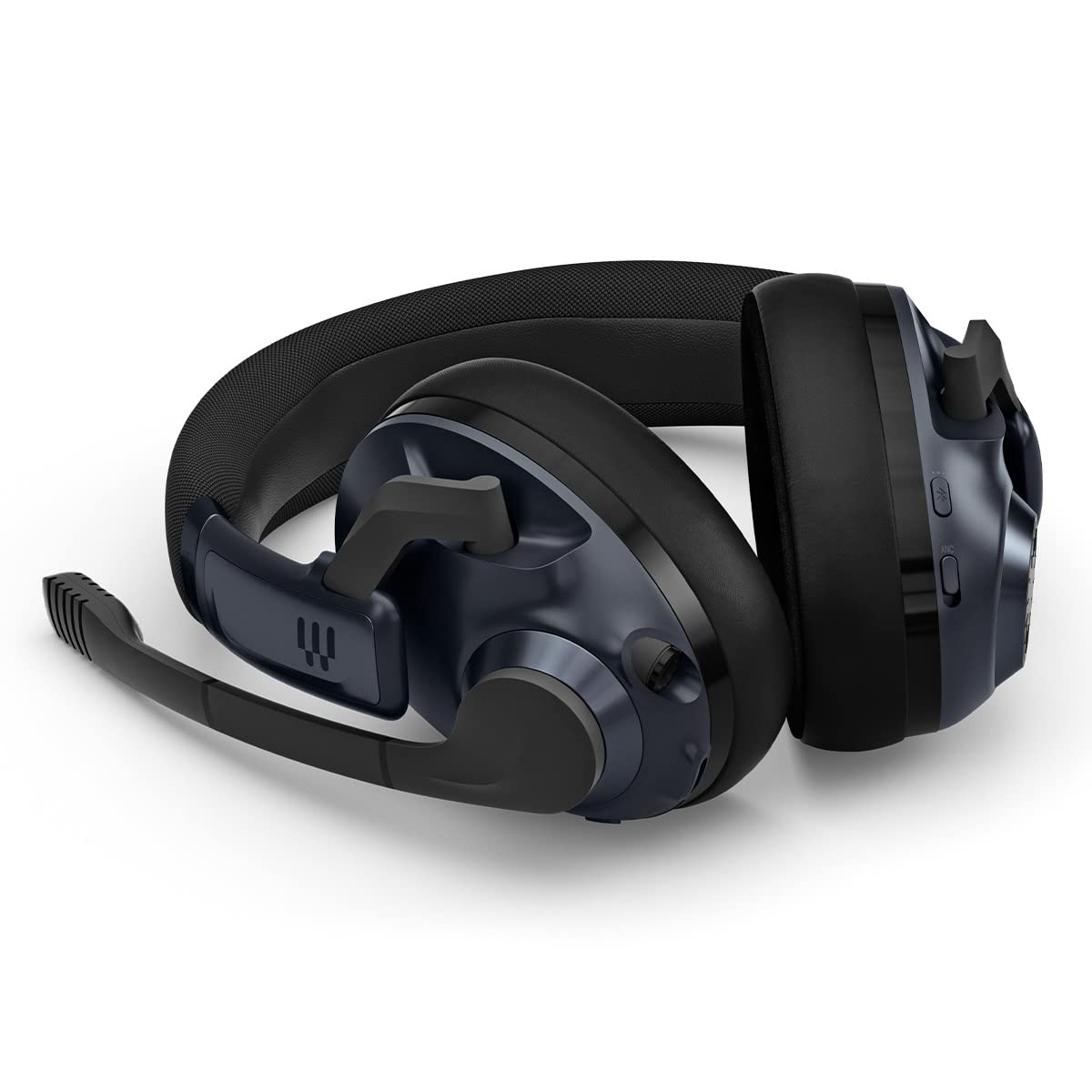 EPOS Gaming H3Pro Hybrid Gaming Headset - PC Headphones with Microphone - Noise-Cancellation, Adjustable, Smart Button Audio Mixing, Bluetooth, Gaming Suite, Surround Sound - Windows 10,Midnight Blue