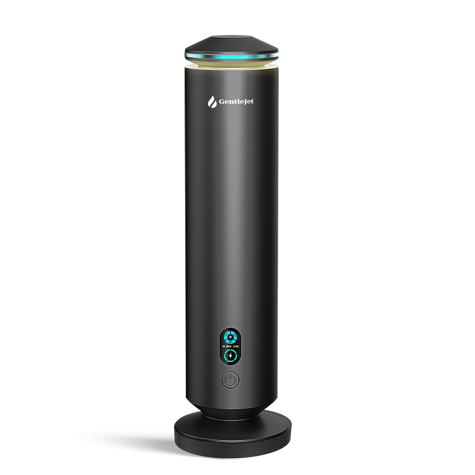 GentleJet MajesticMist Waterless Essential Oil Diffuser - Aluminum Aromatherapy Scent Diffusers for Home, Room & Hotel, Quiet Aroma Diffuser, Remote Control