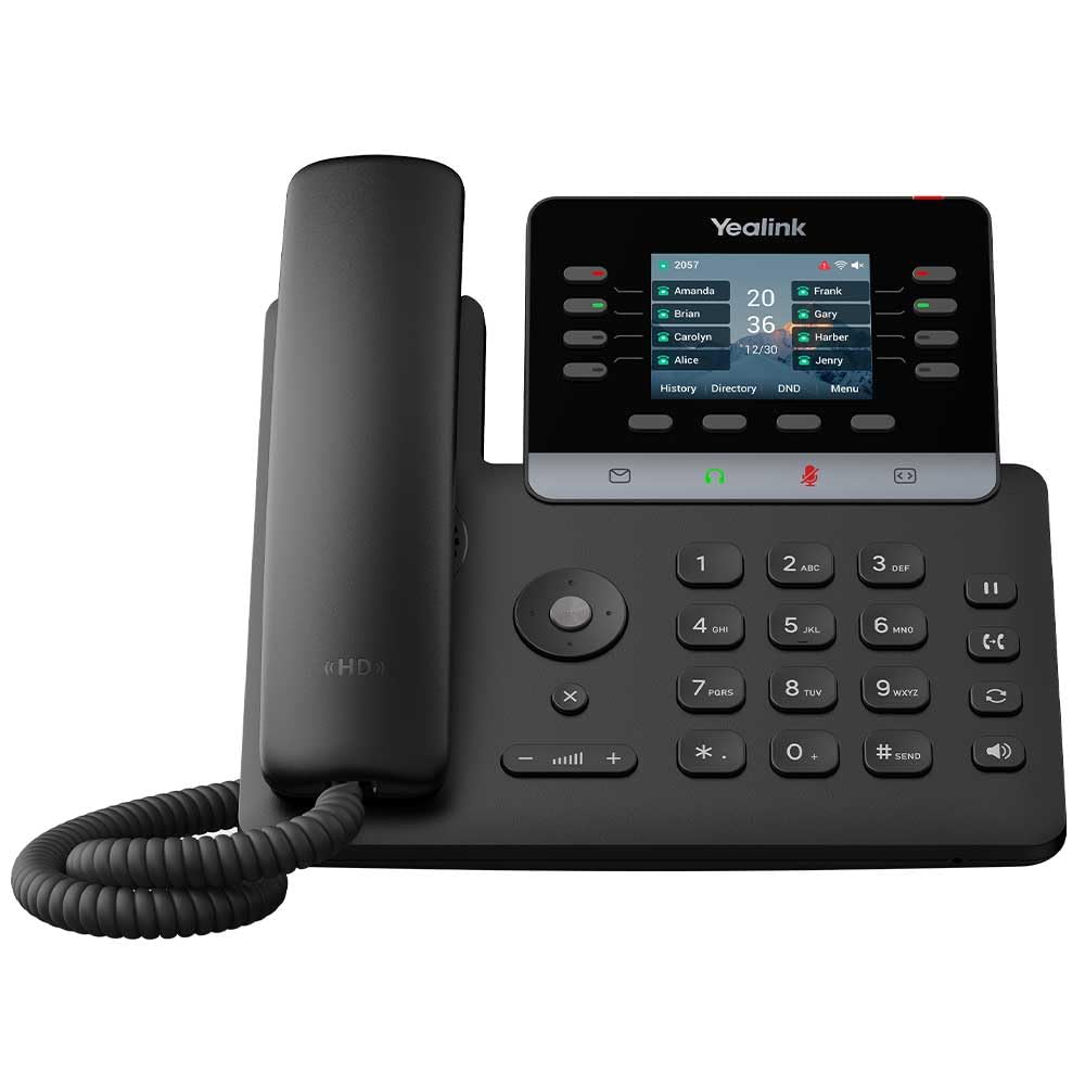 Yealink T73U IP Phone - Corded - Corded - 5 Multiple Conferencing - Wall Mountable, Stand Mountable