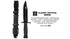 Ontario Knife Company, M9 Bayonet and Scabbard, Black , Overall Length: 12.25"