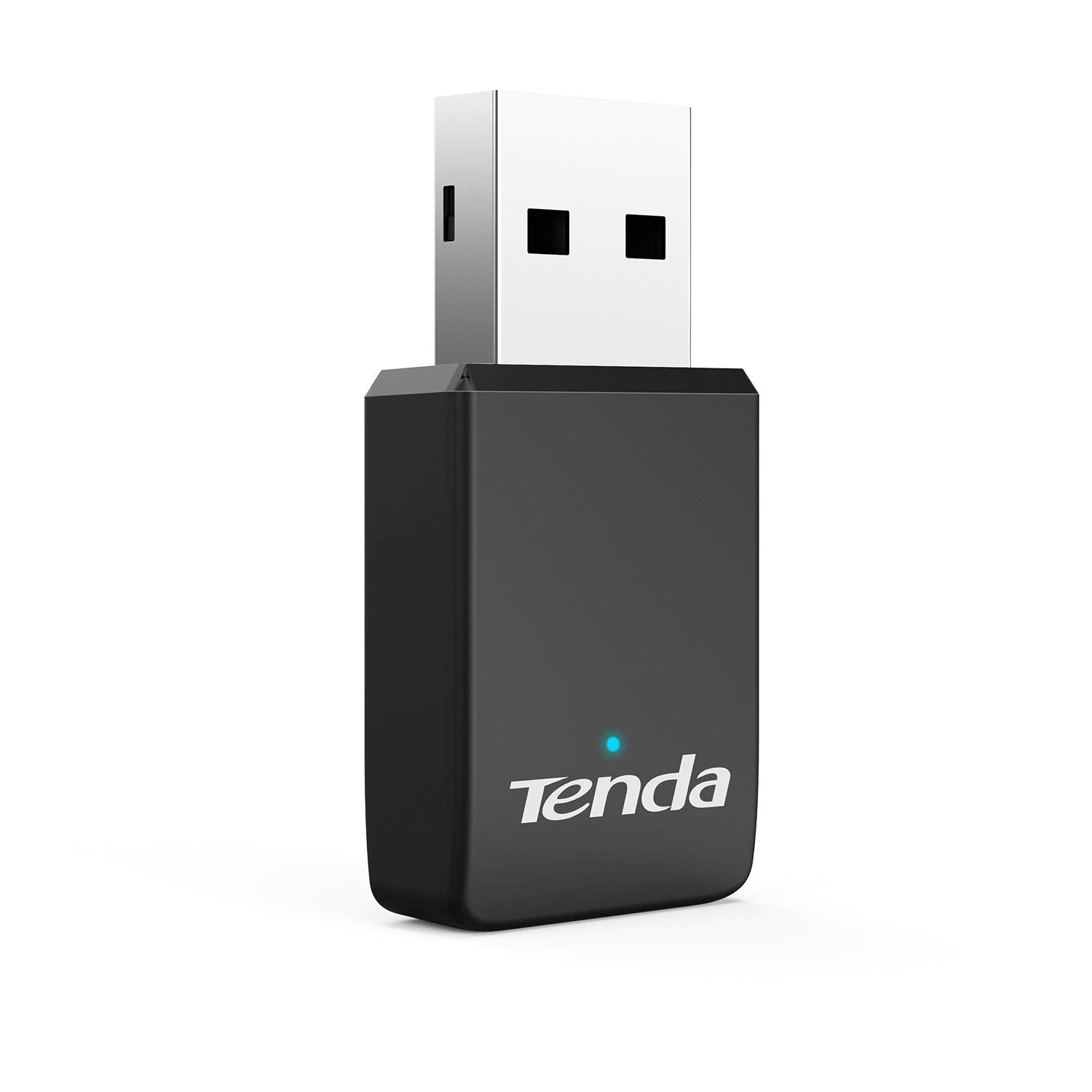 Tenda U9 11AC USB Wifi Adapter-Dual Band 2.4/5G AC650 Wireless Network Card, Wifi Dongle, Mini Size, Supports Windows (XP/7/8/1/10),Black