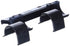 Weaver Side Mount Base - 1-Inch High Bracket and Rings, Gloss Black