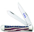 Case WR XX Pocket Knife Patriotic Smooth Natural Bone Trapper Item #64132 - (6254 SS) - Length Closed: 4 1/8 Inches