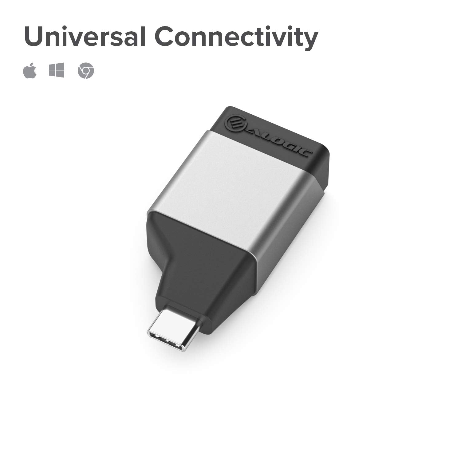 ALOGIC USB C to Gigabit Ethernet Mini Adapter,RJ45 Port, Supports 10/100/1000Mbps Network Connections