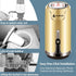 GentleJet Drinking Water Dispenser for 5 Gallon Bottle, Electric Rechargeable Portable Water Dispenser, USB Charging Water Bottle Pump with Switch for 2, 3, 4, 5 Gallon Jug (Gold)