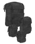 Tasmanian Tiger Modular Tactical Packing Cubes Set - Four Flexible Mesh Pouches with Modular Fastening, Black