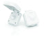 Furrion Mini TV/SAT Inlet Square with F-Type Connector for Coaxial Cable Feed; Marine Grade Weatherproof Sealing (White) - FTVINB-PS