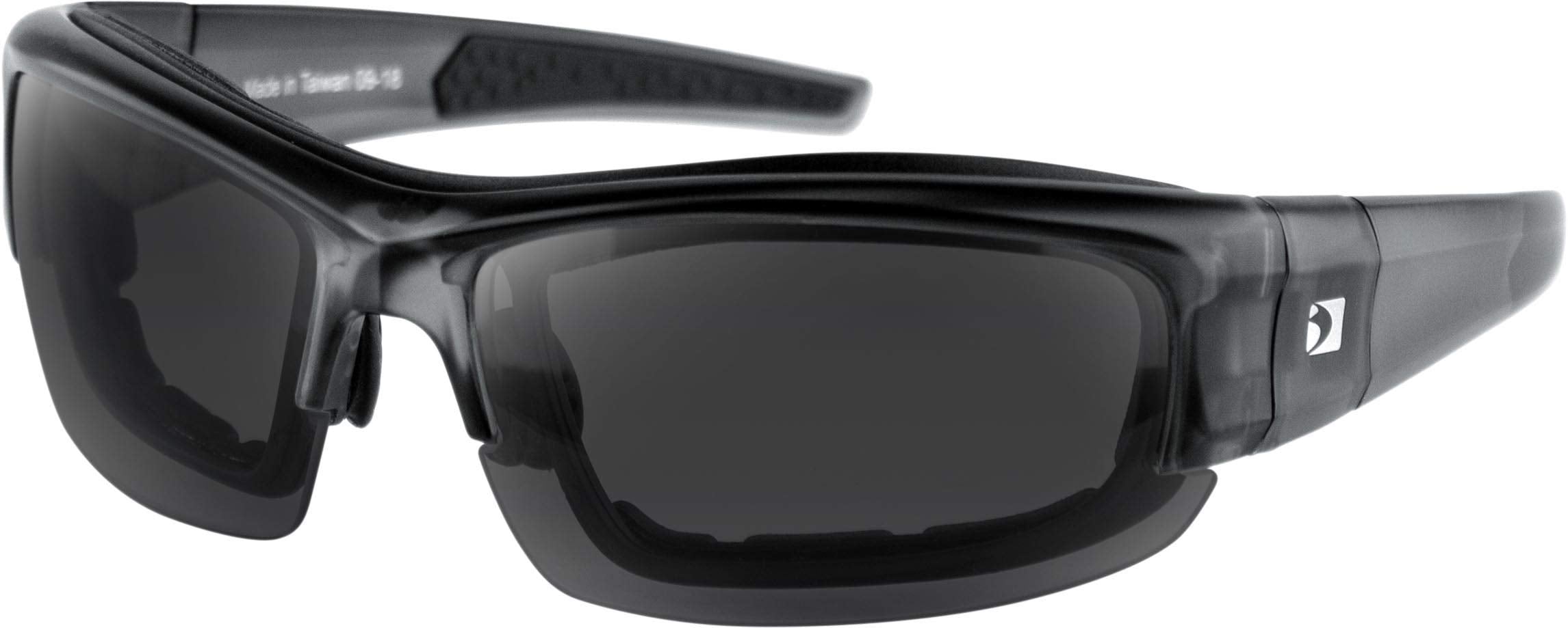 Bobster ® Rally, Matte Clear Gray Frame, Smoked, Yellow, & Clear Lens