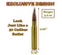Caliber Gourmet 50 Caliber Bullet Twist Tactical Pen, Gold Plated, Realistic Refillable 50 Cal Bullet Pen for Hunters, Military, & Outdoor Enthusiasts, Ideal Gift for Father's Day, Birthday, Christmas