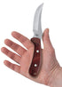 Case WR XX Pocket Knife Rosewood Ridgeback Wood Hunter W/Leather Sheath Item #398 - (Ridgeback Hunter) - Length Closed: 8 1/2 Overall Inches