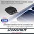 Scanstrut DS-HD6-BLK Horizontal Double Cable Seal – Black