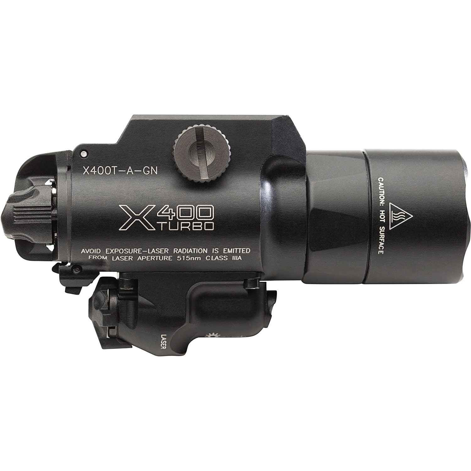 SureFire X400T High-Candela LED WeaponLight and Green Laser
