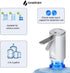 GentleJet Automatic Water Dispenser for 5 Gallon Bottle - USB-C Rechargeable Electric Water Pump, Digital Display, Measured & Continuous Flow, Foldable Spout