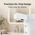 GentleJet SmoothDrop Automatic Liquid Soap Dispenser – Touchless Sensor, USB-C Rechargeable, 304 Stainless Steel, IPX5 Waterproof for Bathroom Kitchen Sink, 9 oz / 270 ml