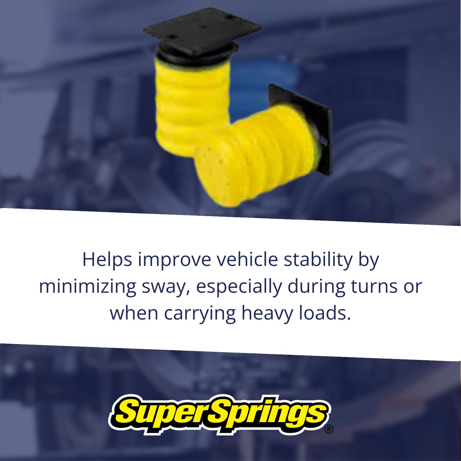 SuperSprings SSR-312-54 | SumoSprings Rear for Dodge RAM 2500|3500, Yellow