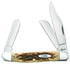 Case XX WR Folding Pocket Knife 3 Blade Stockman 3 7/8 Inches Closed (Amber Bone)