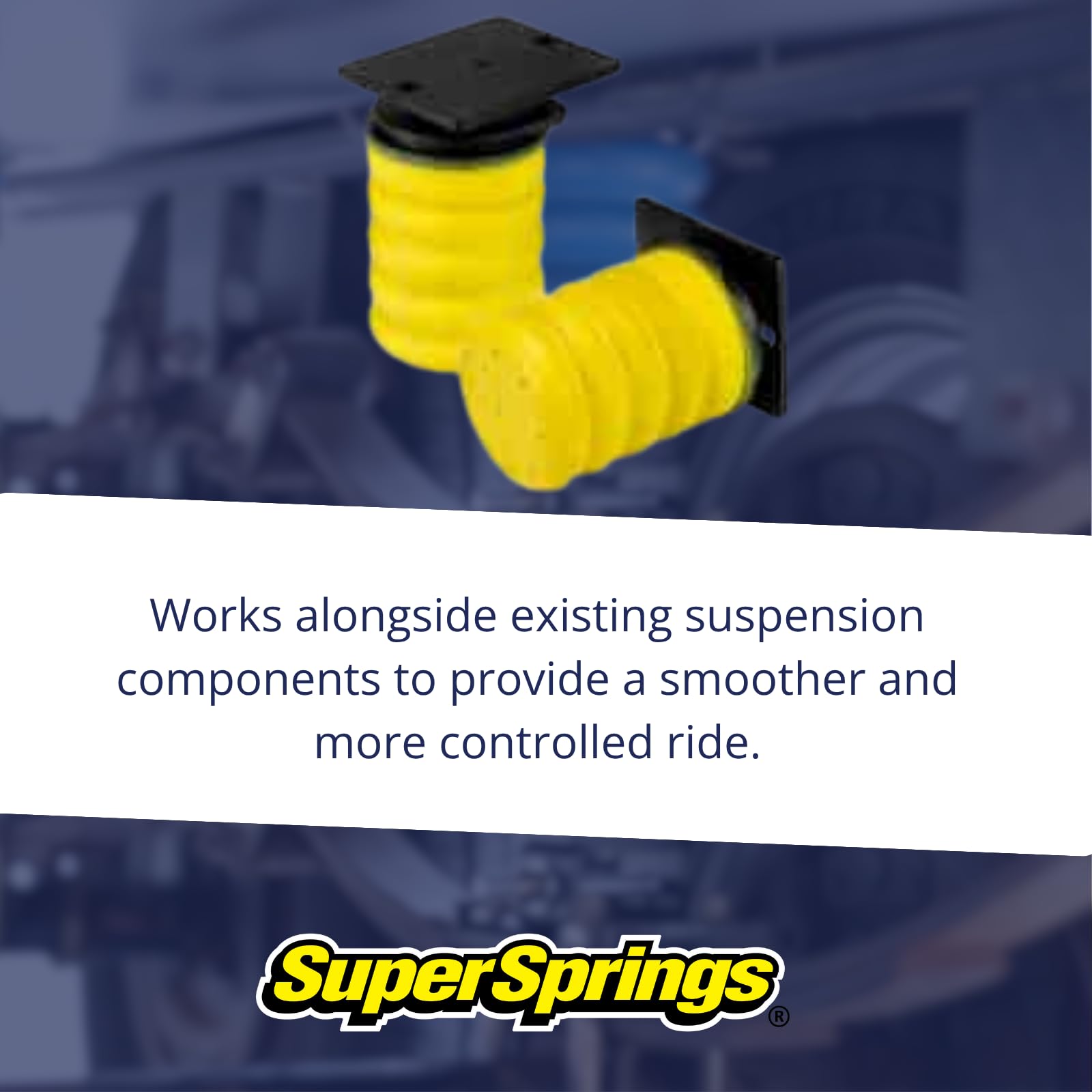SuperSprings SSR-312-54 | SumoSprings Rear for Dodge RAM 2500|3500, Yellow