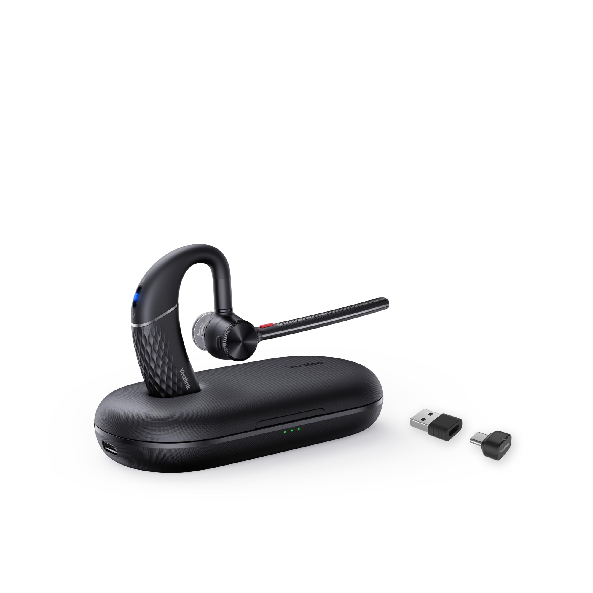 Yealink Bluetooth Headset BH71 Pro USB-C/A, Teams&Zoom Certified, 4 Noise Cancelling Microphone, Fit for Computer Laptops Cellphone, Wireless Earpiece for Business Office Work