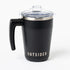 OUTSIDER The AM 17 oz Stainless Steel Vacuum Insulated Coffee Mug with 180 Rotating Swivel Handle and Lockable Spill Proof Lid  Travel Tumbler for Outdoor, Home & Office - Black