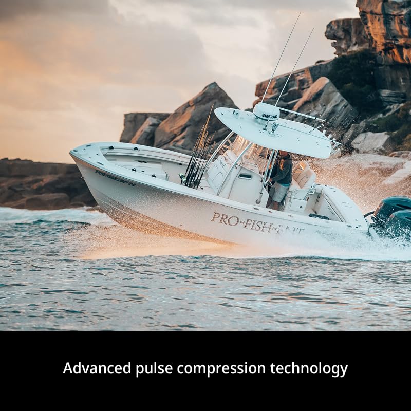 Simrad Marine Electronics, HALO20 Radar System, 24 Nautical Mile Range, Compact 20 Inch Dome, White, 000-14537-001