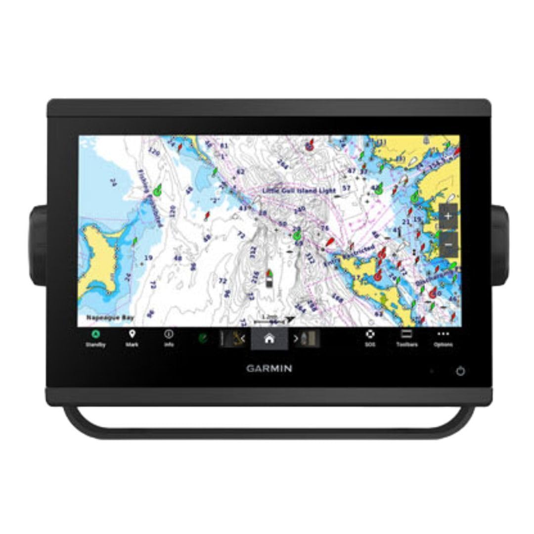 Garmin 010-02366-61 GPSMAP 943xsv SideV, ClearV and Traditional Chirp Sonar with Mapping - 9", Navionics+
