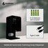 GentleJet NobleJet Automatic Foaming Soap Dispenser Touchless Sensor, LED Display, 5 Foam Levels, Wall Mount or Countertop, Rechargable USB-C or Battery Powered, Aluminum Alloy, 480 ml Refillable