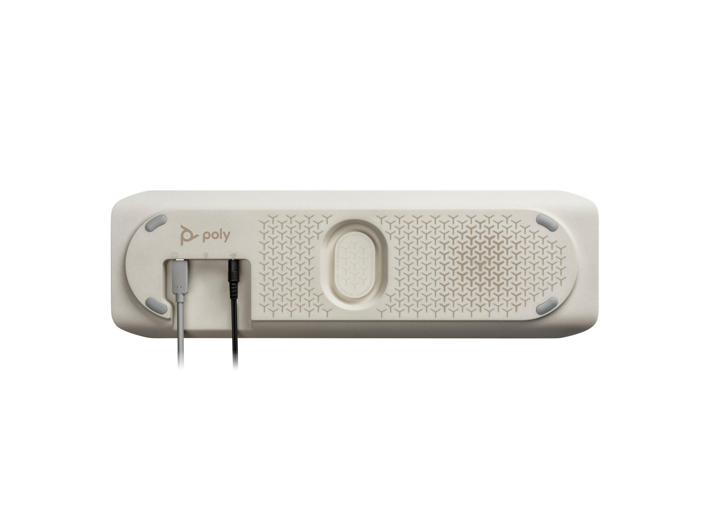 Poly - Sync 60 Smart Speakerphone for Conference Rooms (Plantronics) - Connect to PC/Mac via Combined USB-A/USB-C Cable, Smartphones via Bluetooth - Works with Teams, Zoom (Certified) & More