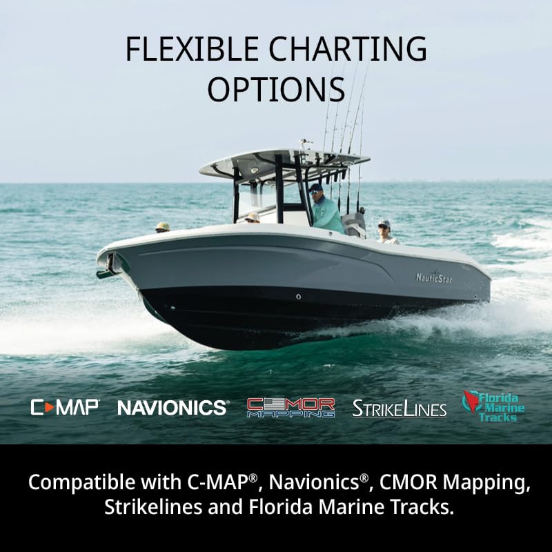 Simrad GO7 XSR - 7-inch Chartplotter with Active Imaging 3-in-1 Transducer, C-MAP Discover Chart Card