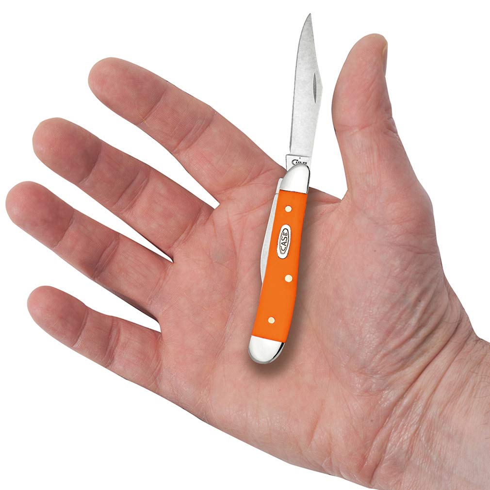 Case WR XX Pocket Knife Orange Synthetic Peanut Item #80504 - (4220 SS) - Length Closed: 2 7/8 Inches
