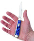 Case WR XX Pocket Knife Trapper Sparxx Blue Pearl Kirinite Item #23431 - (10254 SS) - Length Closed: 4 1/8 Inches