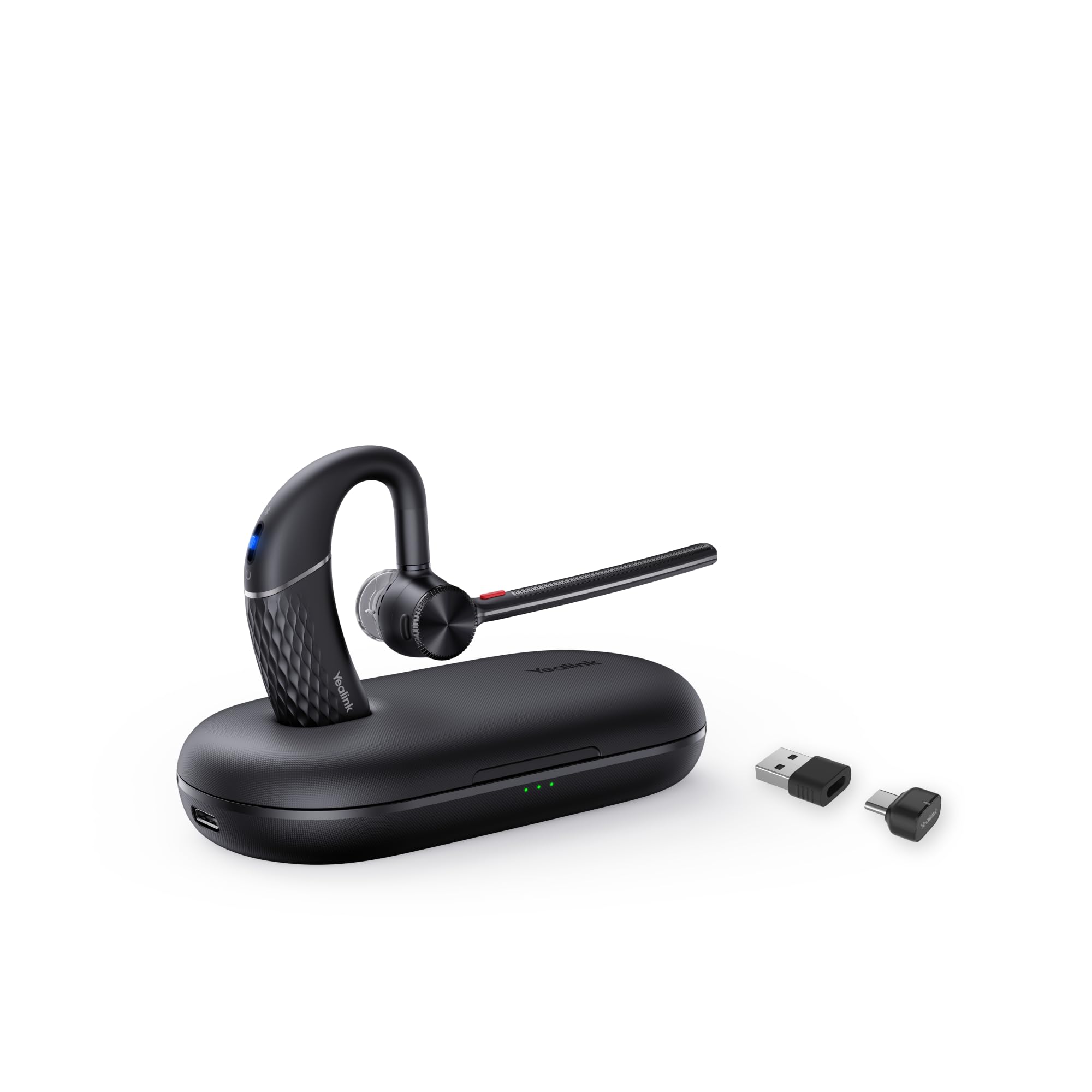 Yealink Bluetooth Headset BH71 Pro USB-C/A, Teams&Zoom Certified, 4 Noise Cancelling Microphone, Fit for Computer Laptops Cellphone, Wireless Earpiece for Business Office Work