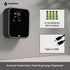 GentleJet AuraJet Automatic Foaming Soap Dispenser Wall Mount  Touchless Sensor, LED Display, 5 Foam Levels, Rechargable USB-C or Battery Powered, Aluminum Alloy, 480 ml Refillable