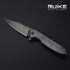 Ruike Tactical Folding Knife Small Pocket Knife with Clip EDC Camping Fishing hiking Knives Frame Lock 14C28N Steel Black Outdoor Indoor Work Utility Knife Tool Men Women Blet P128-SB