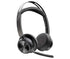 Poly Voyager Focus 2 Microsoft Teams Certified USBC-C Headset + USB-C/A Adapter - Microsoft Teams Certification - Google Assistant, Siri - Stereo - USB Type C - Wired/Wireless - Bluetooth - 298.6 ft -