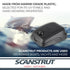 Scanstrut DS-HD6-BLK Horizontal Double Cable Seal – Black