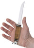 Case WR XX Pocket Knife Fixed Blade Polished Leather Item #381 - (316 5 SS) - Length Closed: 9 1/2 Overall Inches