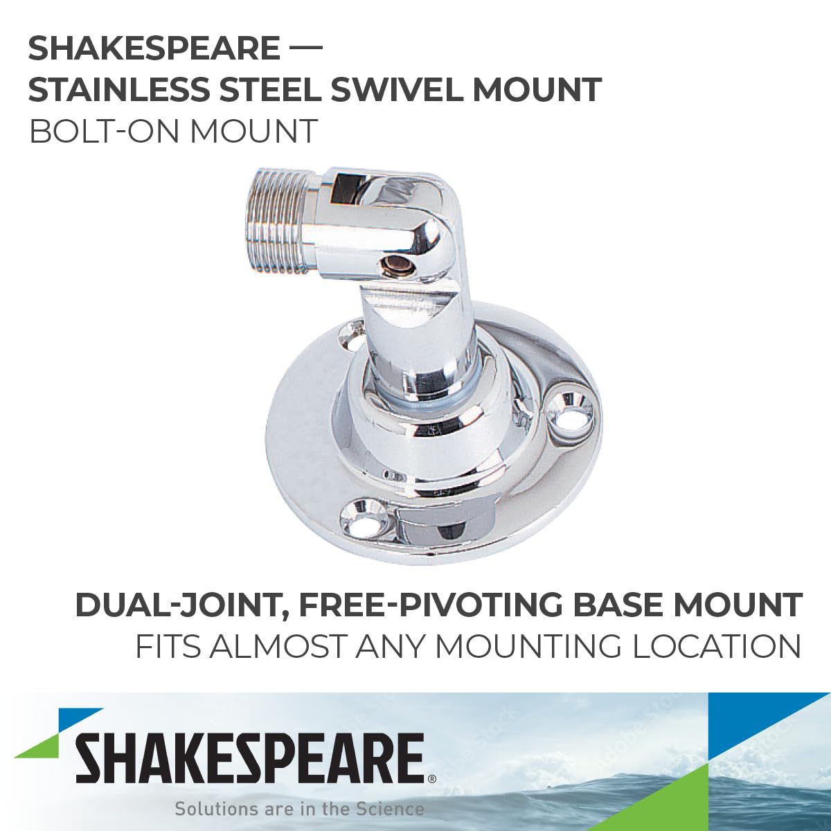 Shakespeare 81-S Stainless Steel Swivel Mount