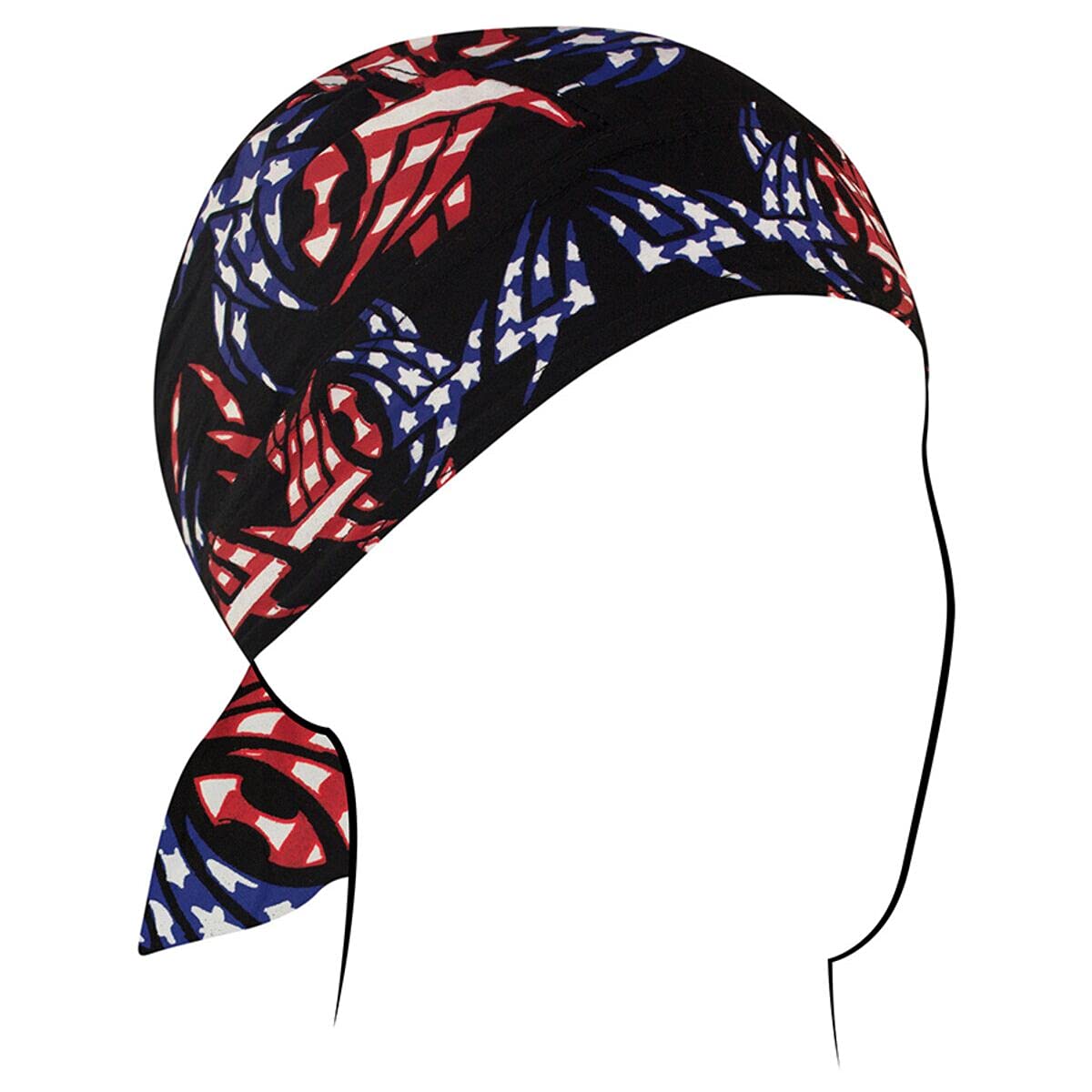 Zanheadgear Flydanna Bandanna, 100% Cotton, Tribal Patriot, one Size