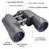 Bushnell PowerView 2 20x50 Binoculars - High-Definition with Multi-Coated Lenses, Durable Aluminum Alloy Chassis, Wide Field of View, Ideal for Wildlife Observation, Hiking and Sporting Events