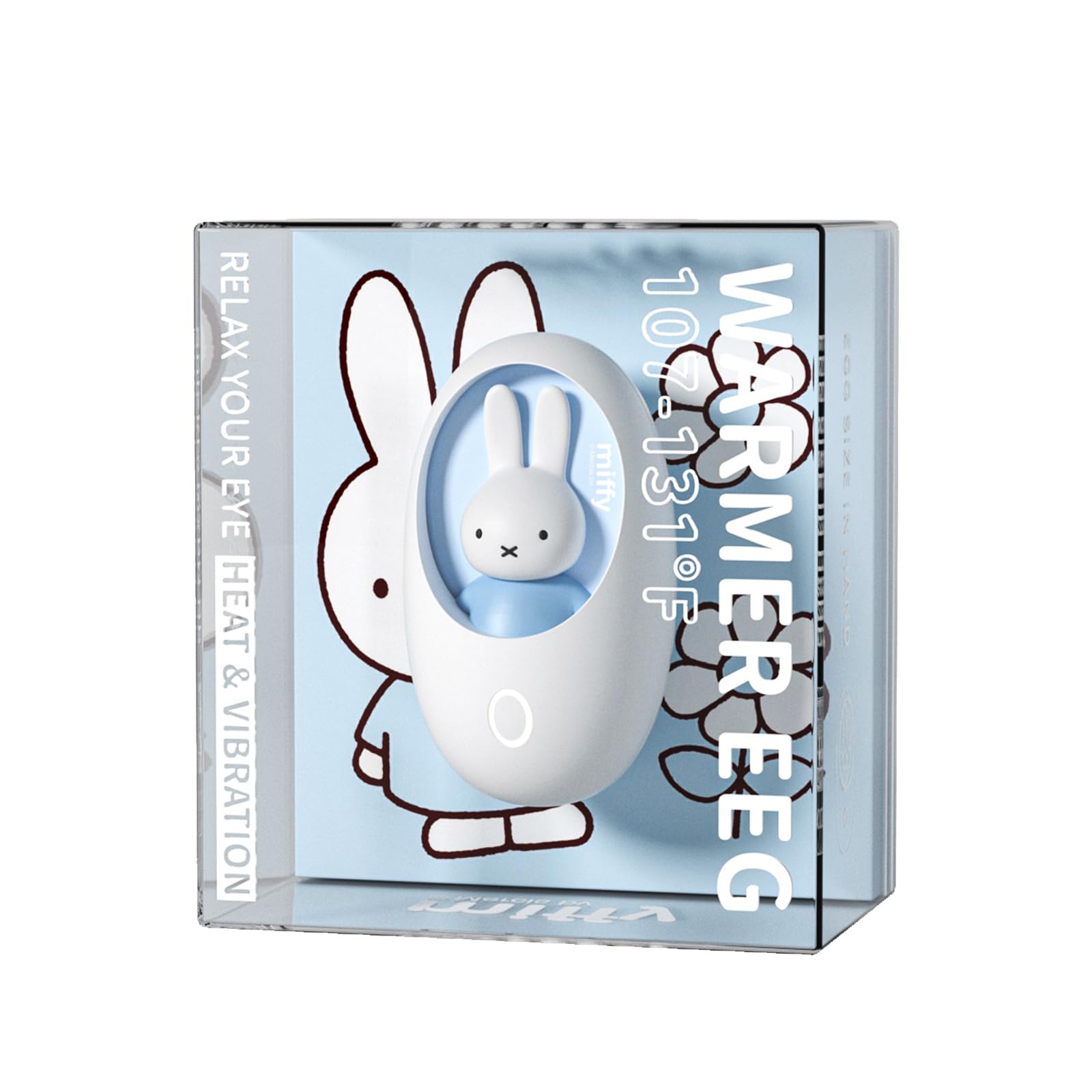 Miffy Hand Warmer Portable Rechargeable Cute Mini Heater Blue White