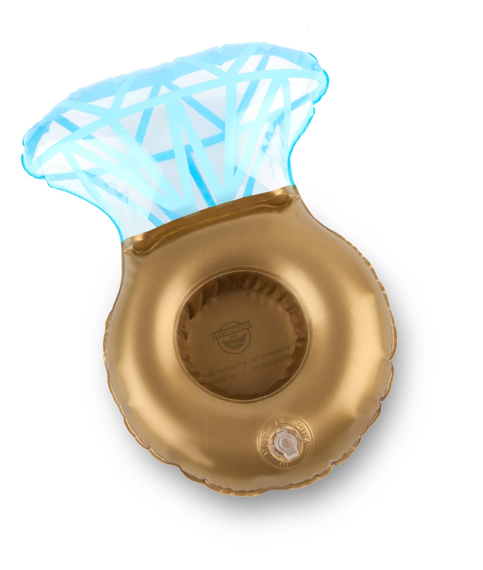 Bling Ring Beverage Float, Floating Cup Holders for Bachelorette Pool Party Supplies & Decor, Holds 3 Drinks
