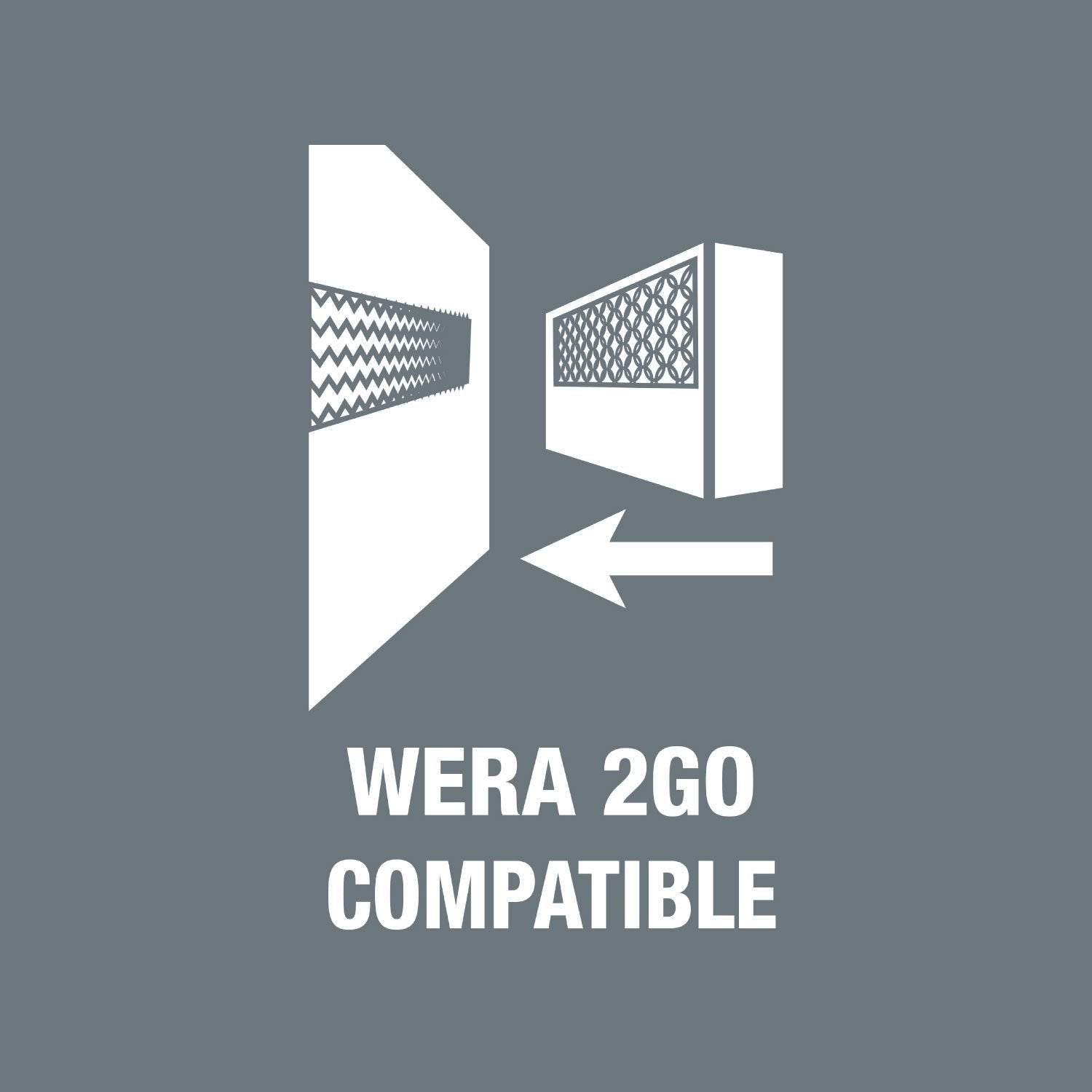 Wera 05003345001 8740 A HF 1 Zyklop bit socket set with holding function, 1/4" drive, 5 pieces