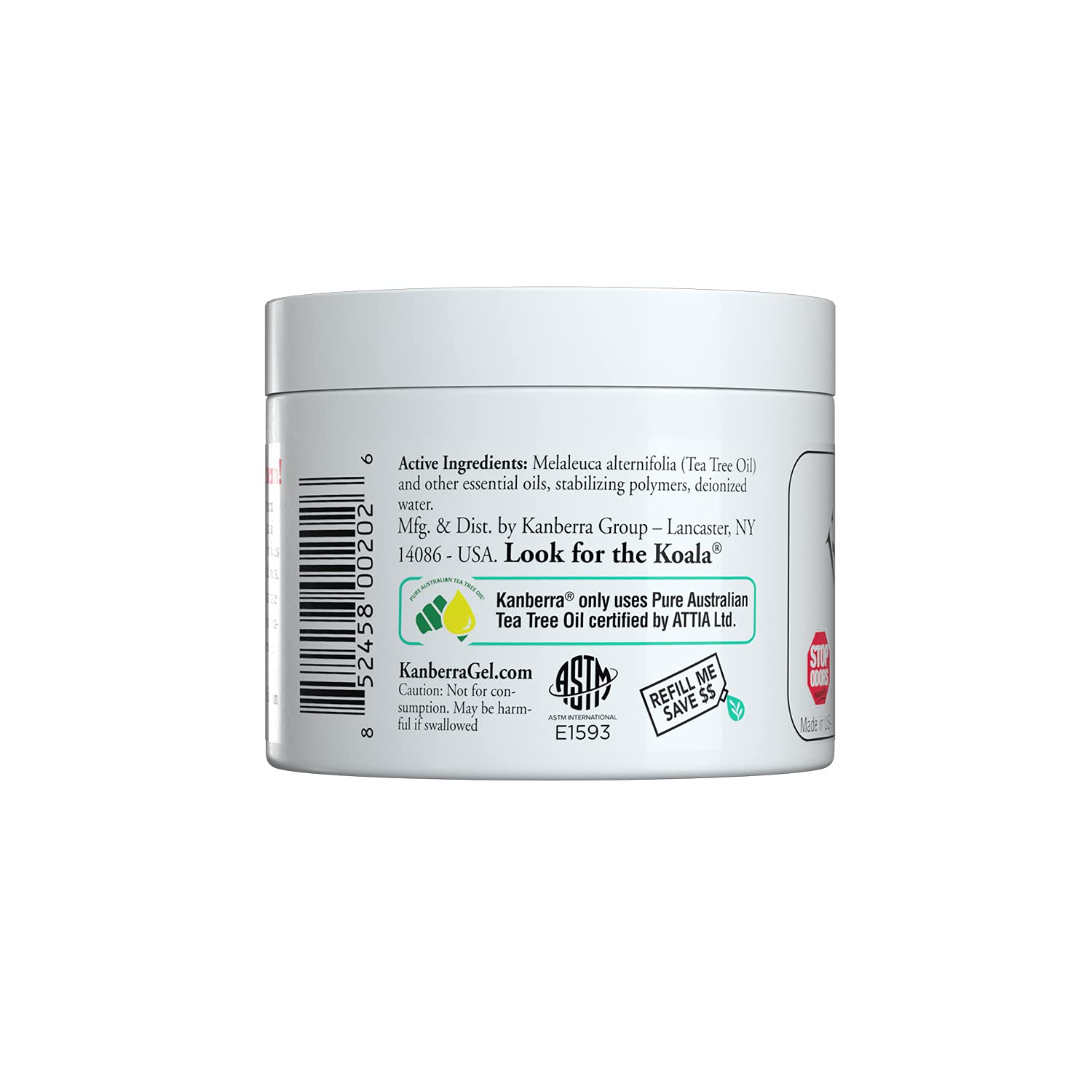 4 Ounce Kanberra Gel Natural Air Purifier