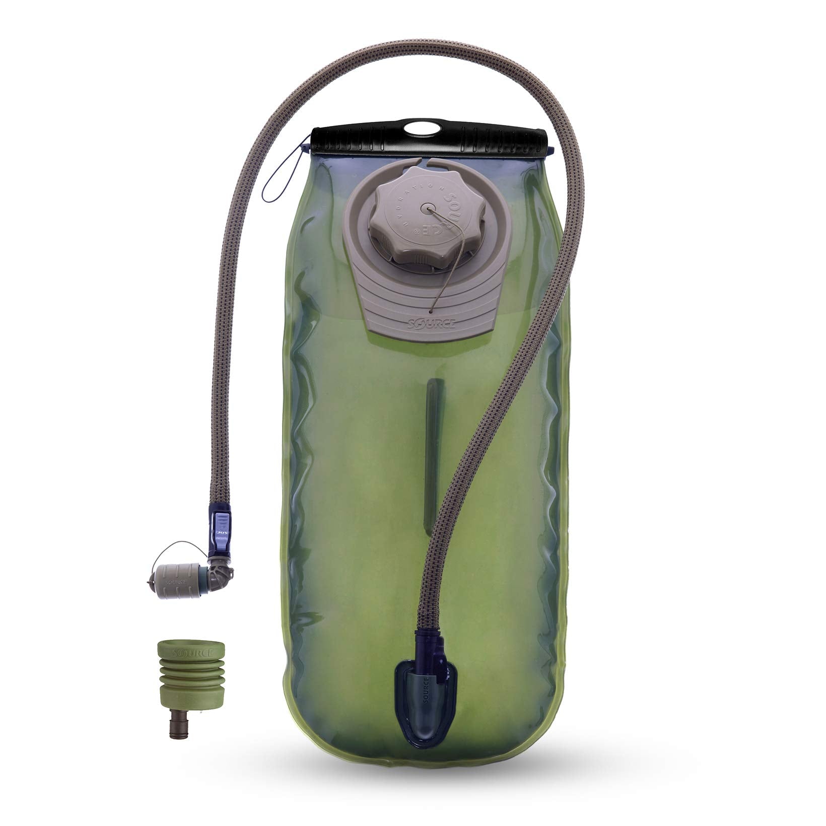 Source Tactical WXP 3L Low Profile Hydration System Upgrade Kit w/ Universal Tube Adaptor, Coyote