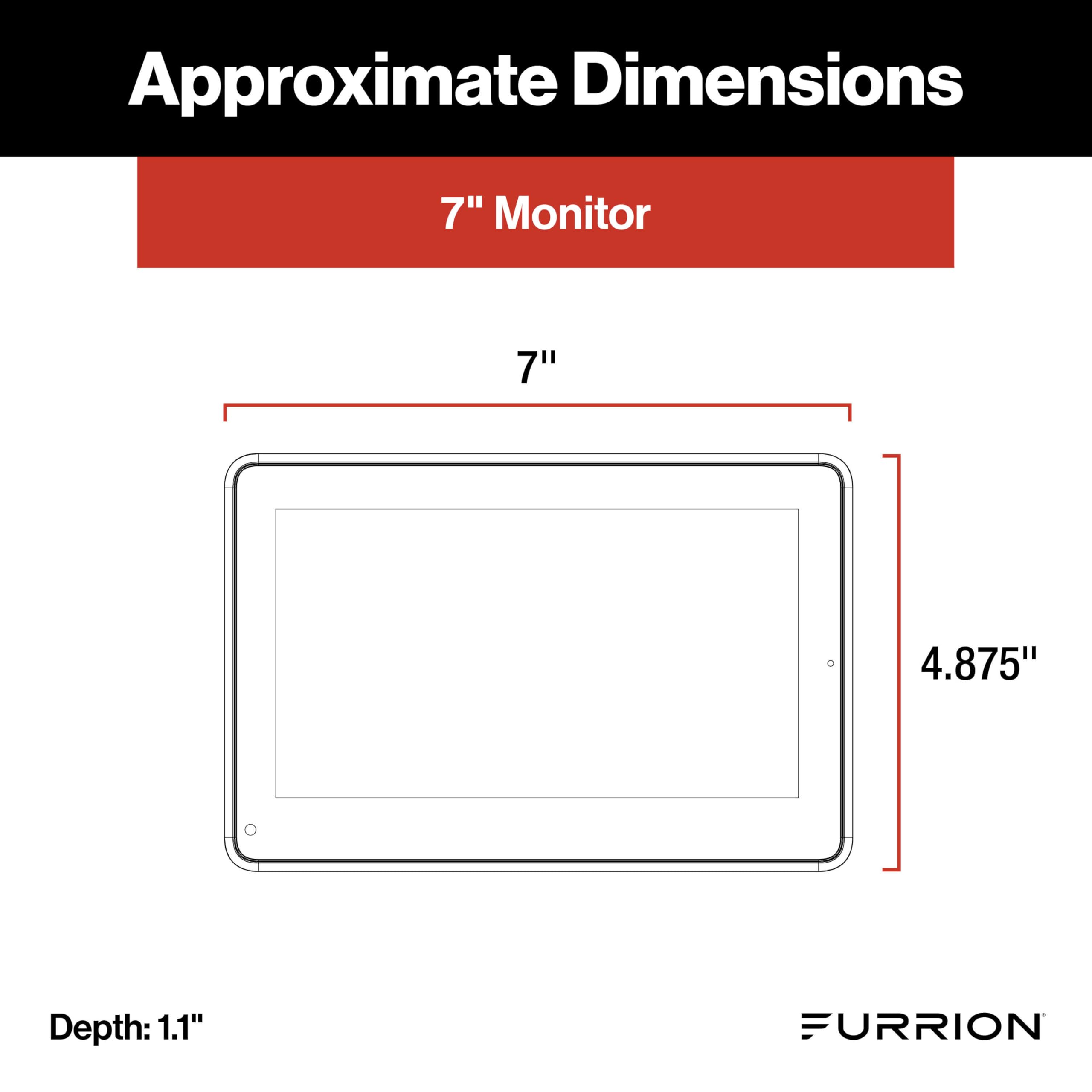 Furrion Vision S+ Wireless 3-Camera RV System with 7" Monitor, FOS7HTAEN