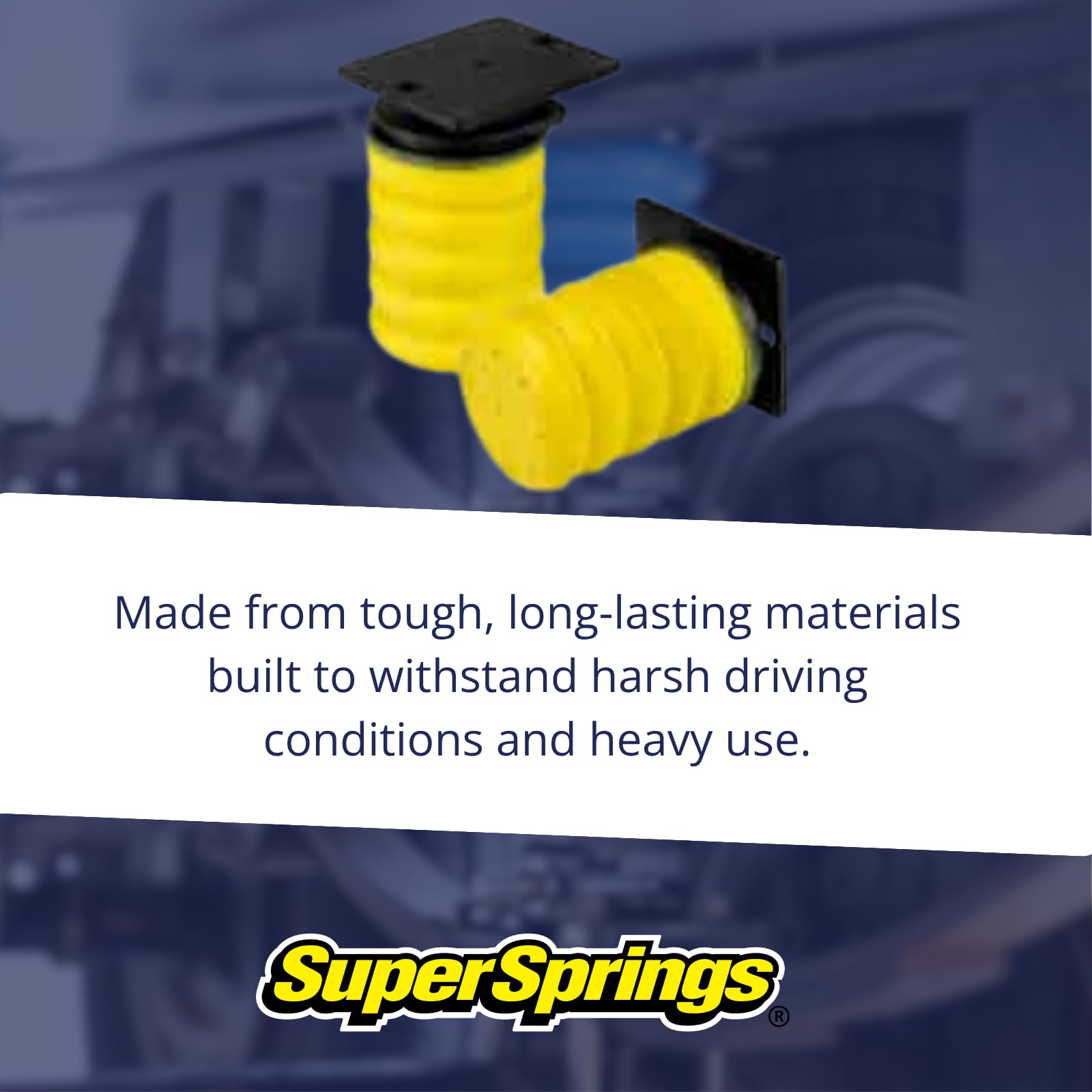SuperSprings SSR-312-54 | SumoSprings Rear for Dodge RAM 2500|3500, Yellow