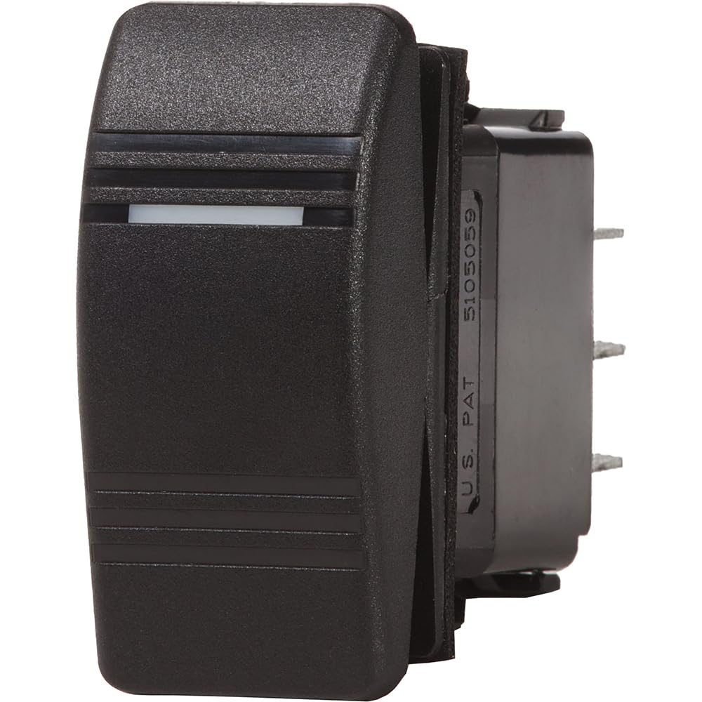 Blue Sea Systems 8282 Contura OFF-ON SPST Switch, Black
